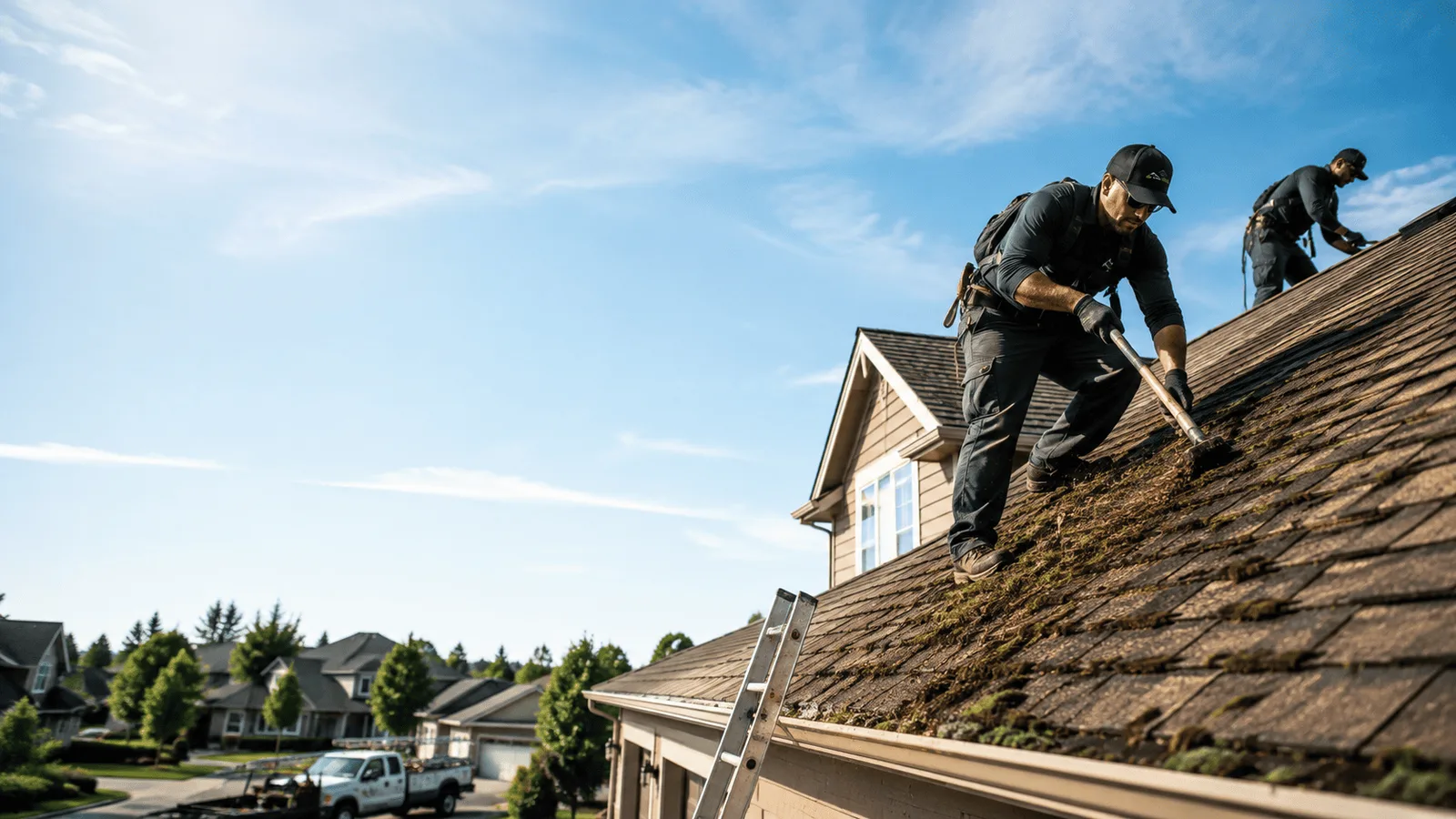 Roof Moss Removal in Saddle Brook, NJ near me